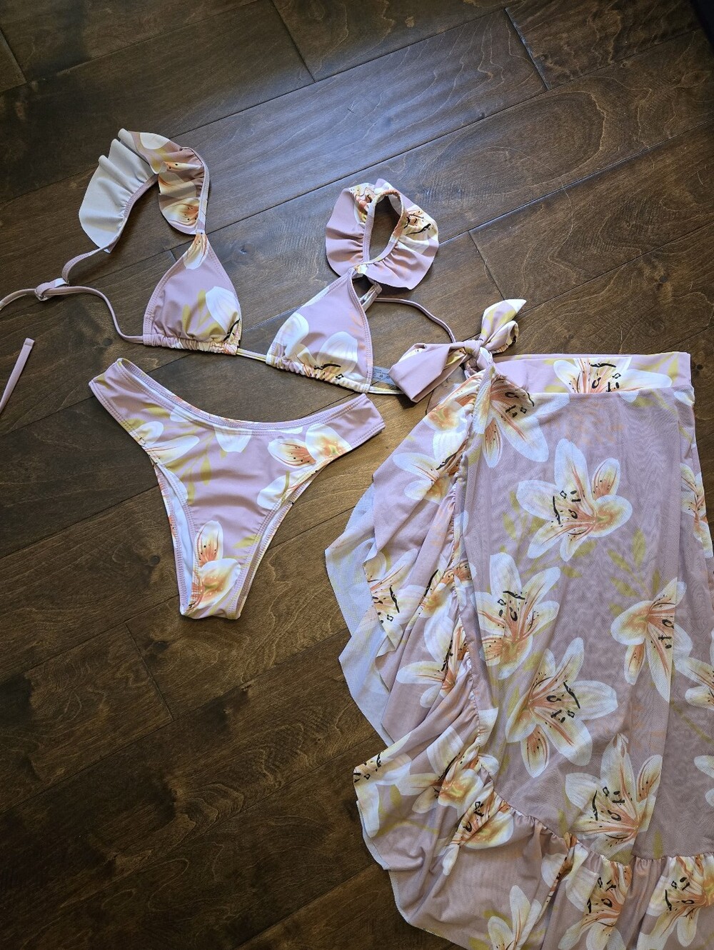 NWOT SHEIN FLORAL Bikini Set Size S